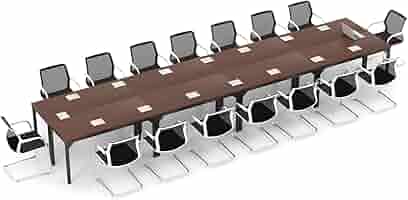 BUUlu テーブル Amazon.com: Tangkula 55 Inch Conference Table Set of 8